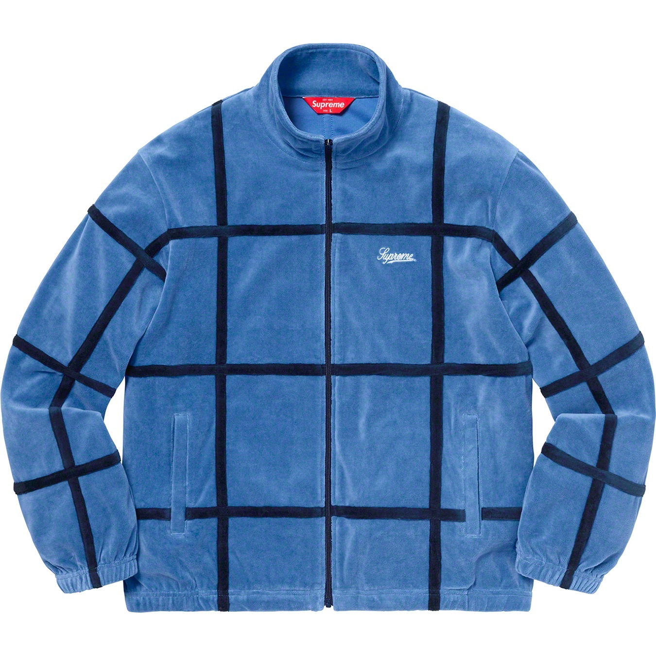 Grid Taping Velour Jacket view 12
